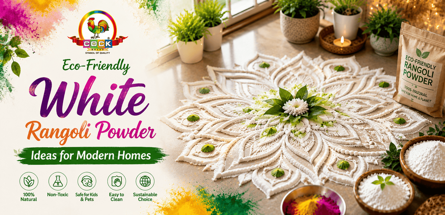Eco-Friendly White Rangoli Powder Ideas for Modern Homes