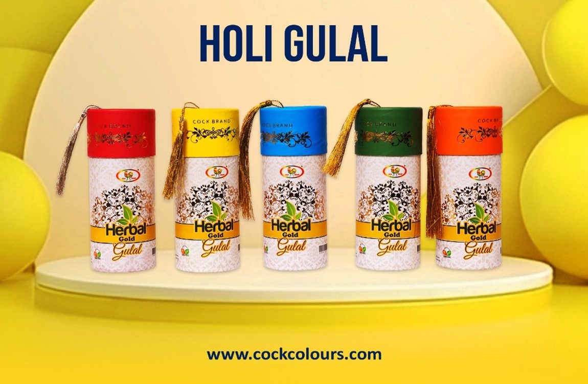 What are the colours of Holi gulal