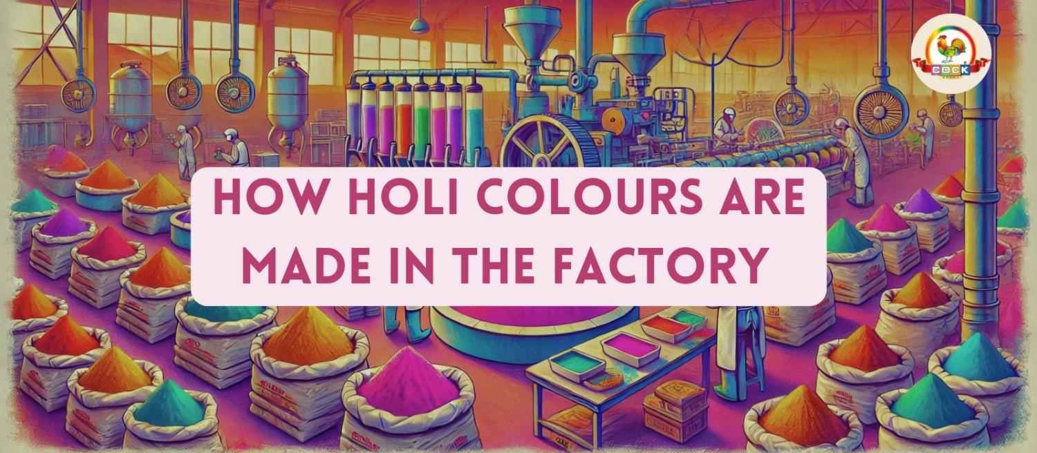 How Holi Colours are Made in the Factory